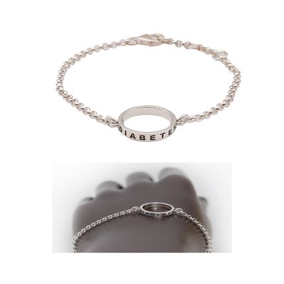 Diabetestunnus hopea rannekoru Diabetestunnus hopea rannekoru