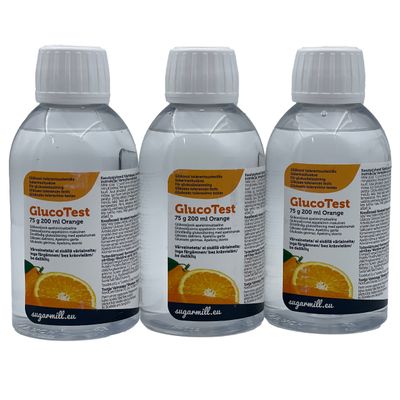 GlucoTest glukoosijuoma appelsiini GlucoTest glukoosijuoma appelsiini